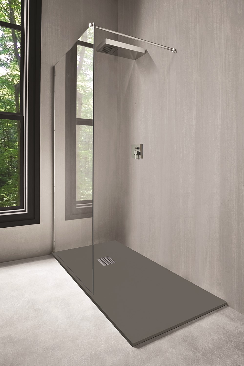 Receveur de douche Nola grs résine 160x90