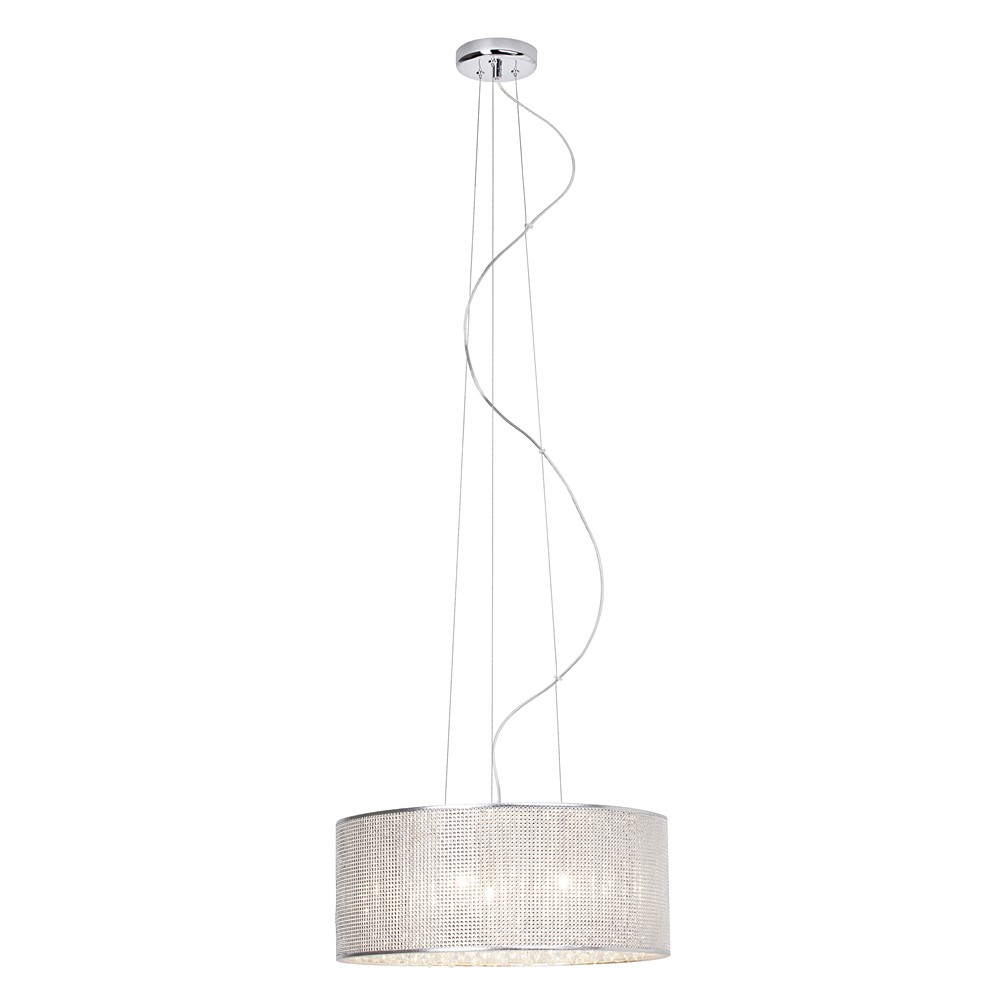 Suspension decorative brilliant dubai 33w chrome