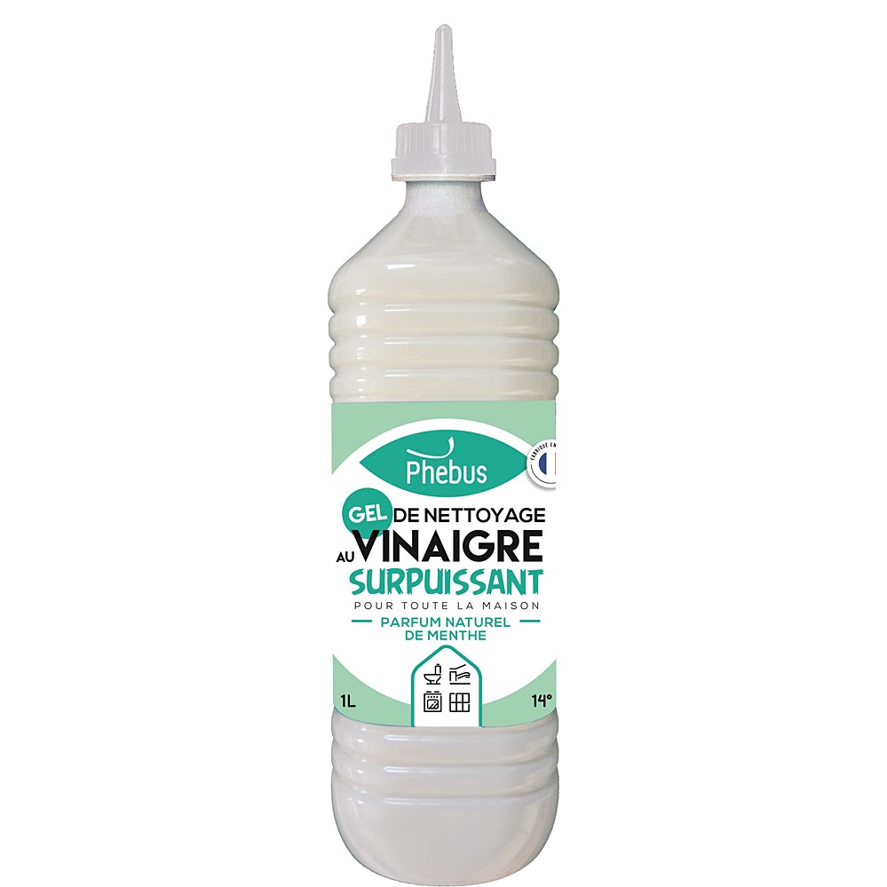 Vinaigre de nettoyage en gel menthe 1l