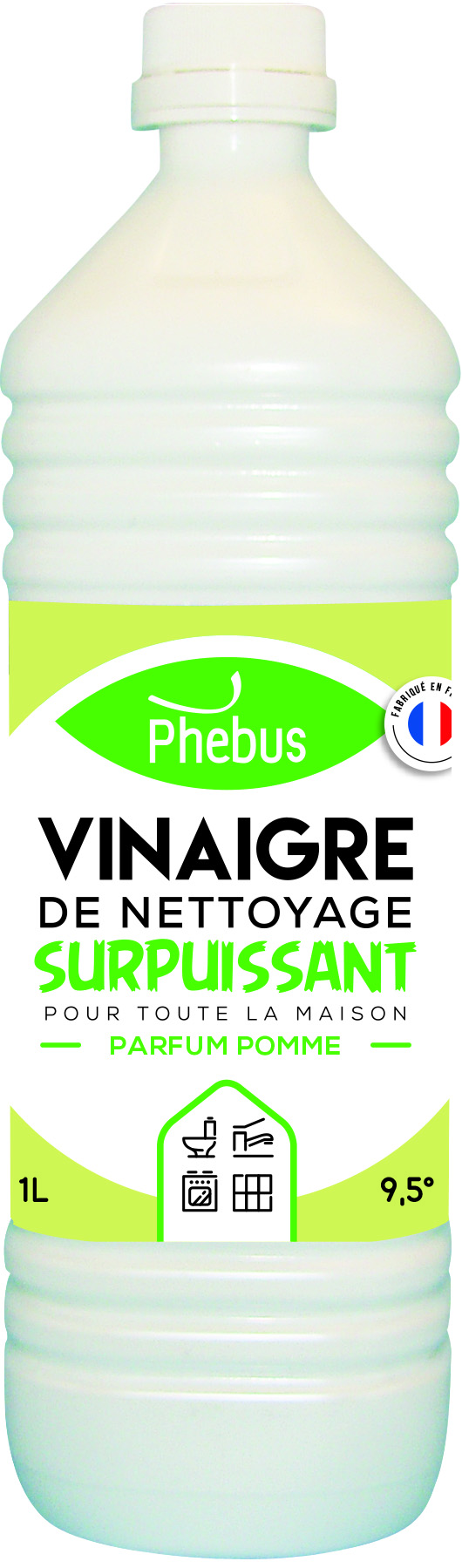 Vinaigre de nettoyage pomme verte 1l