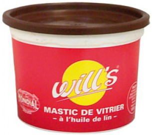 Mastic vitrier mondial 1kg acjou