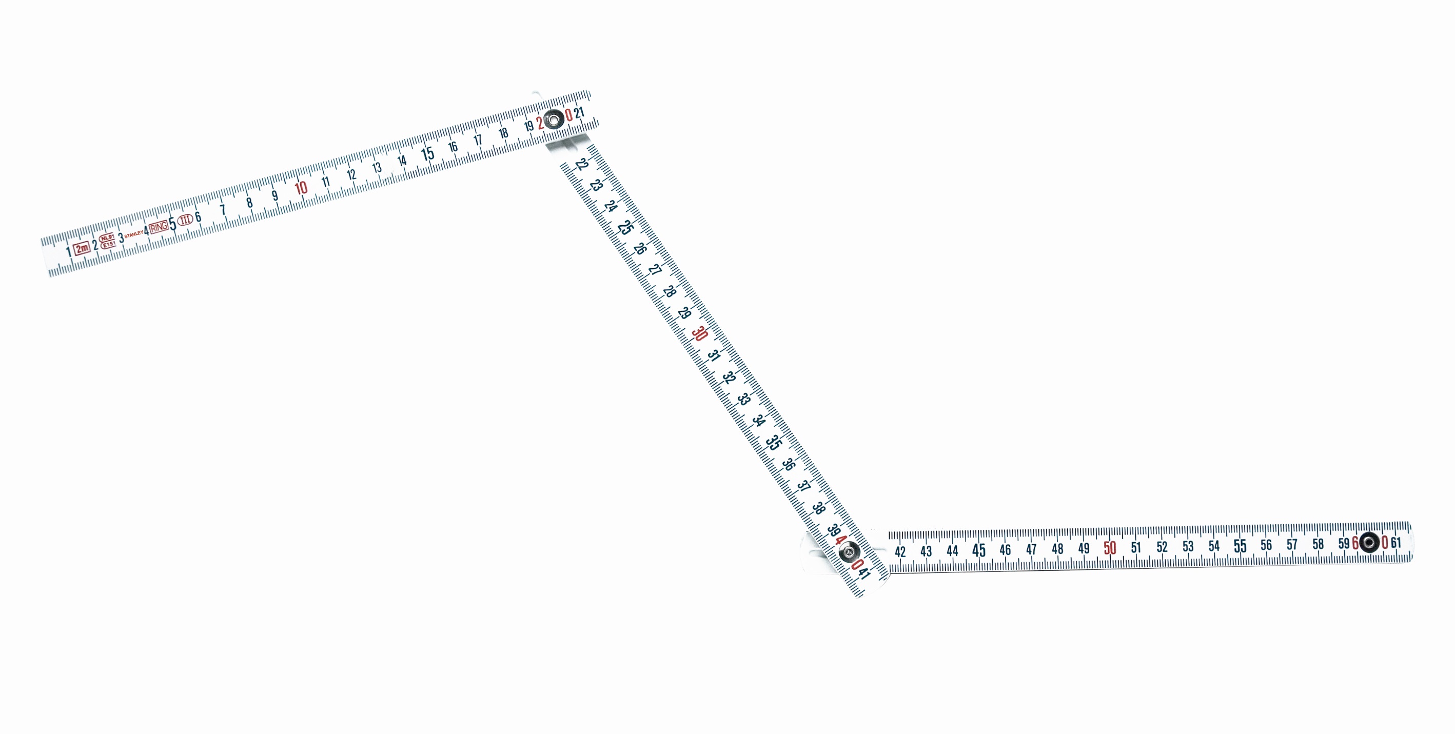 Mesure pliante 2m x 16mm synthetique