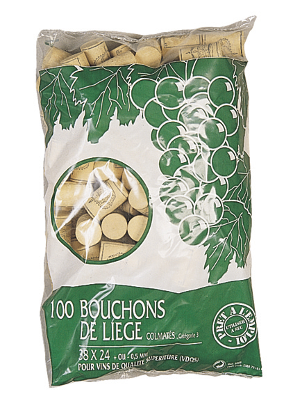 Bouchons liége 38x24/vdqs