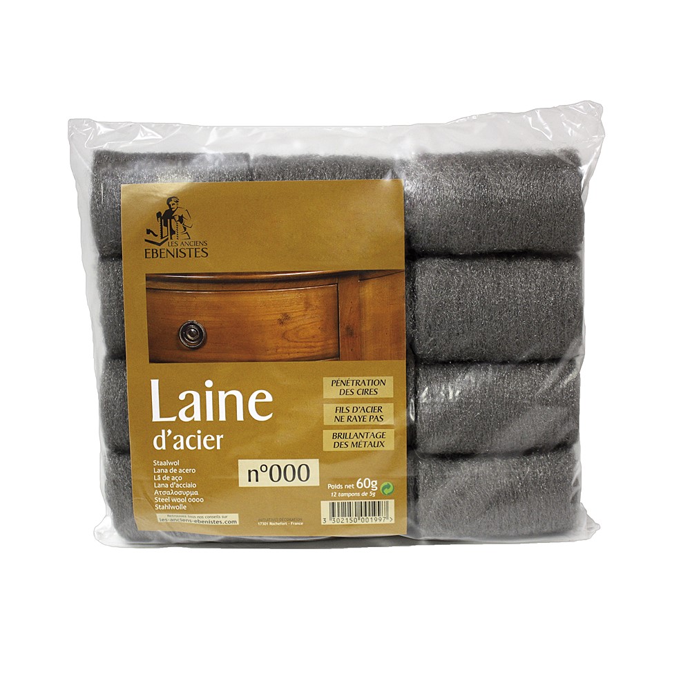 Tampons de laine d’acier