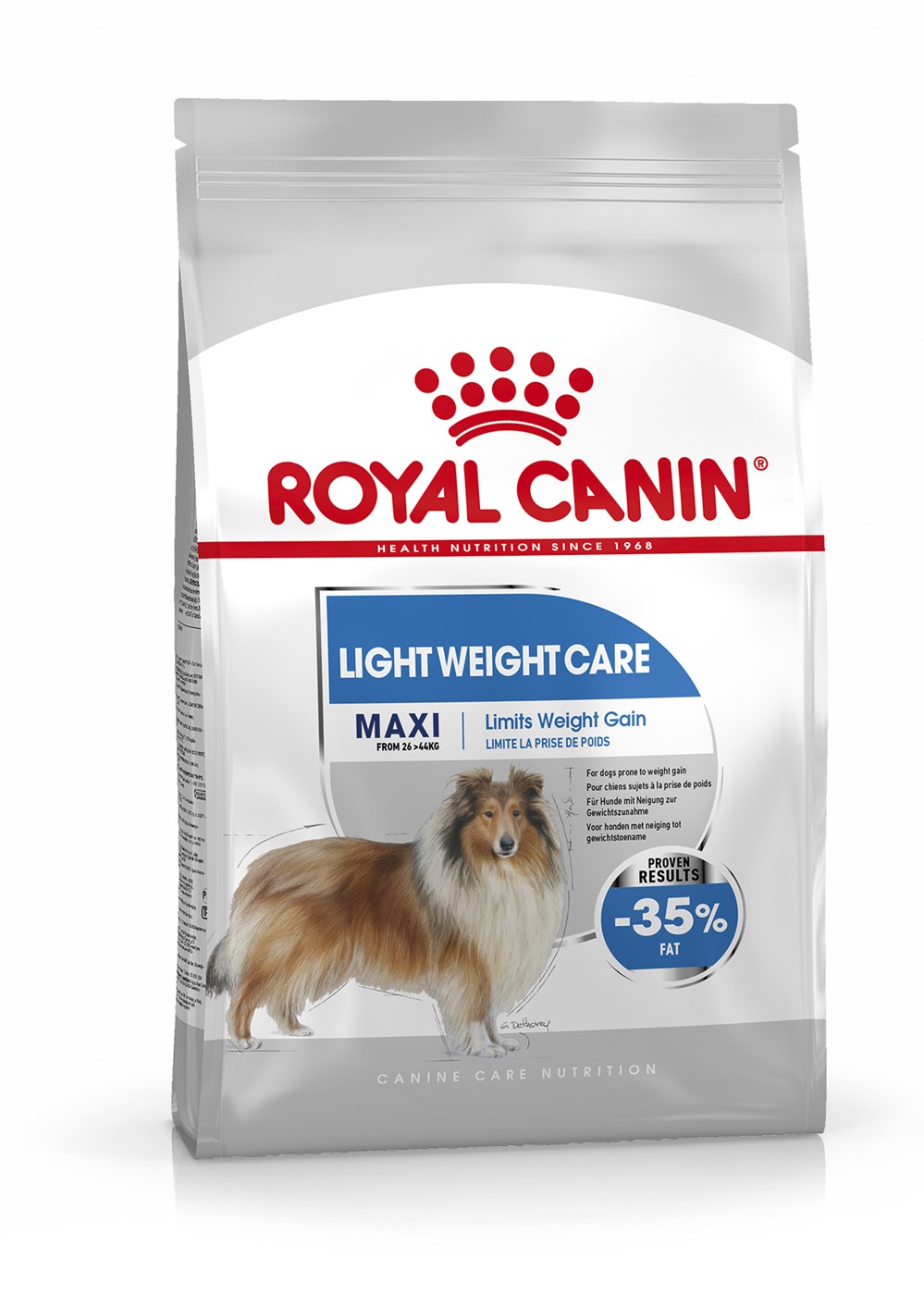 Croquette Chien Maxi Light Weight Care 3kg - ROYAL CANIN