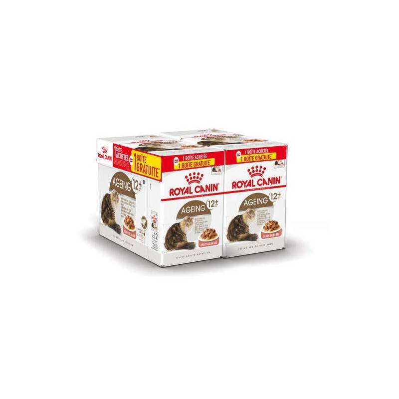 Aliment complet pour chat mature de plus de 12 ans 12x85g 1+1 a-60% - ROYAL CANIN