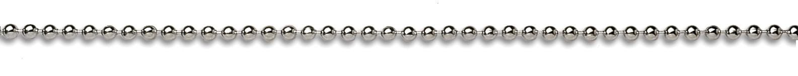 Chaine boule ∅ 3.2mm laiton chrome - CHAPUIS