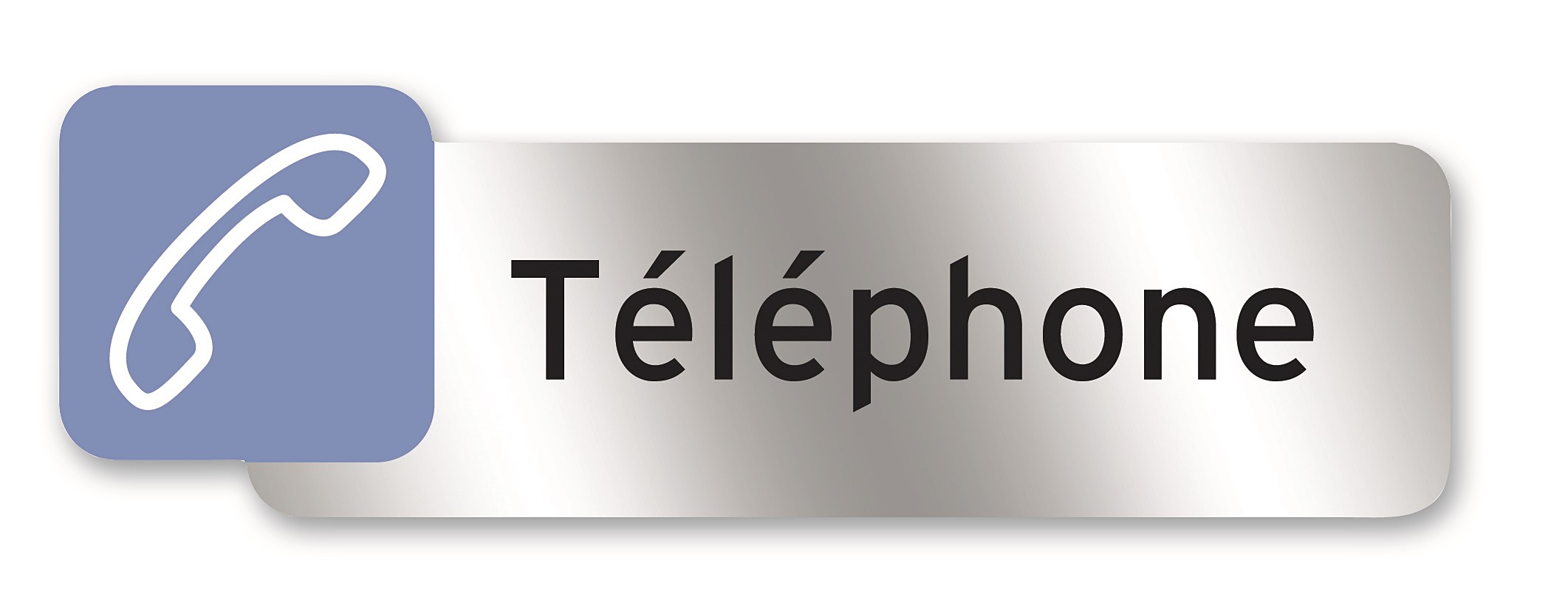 Plaquette polycarb telephone