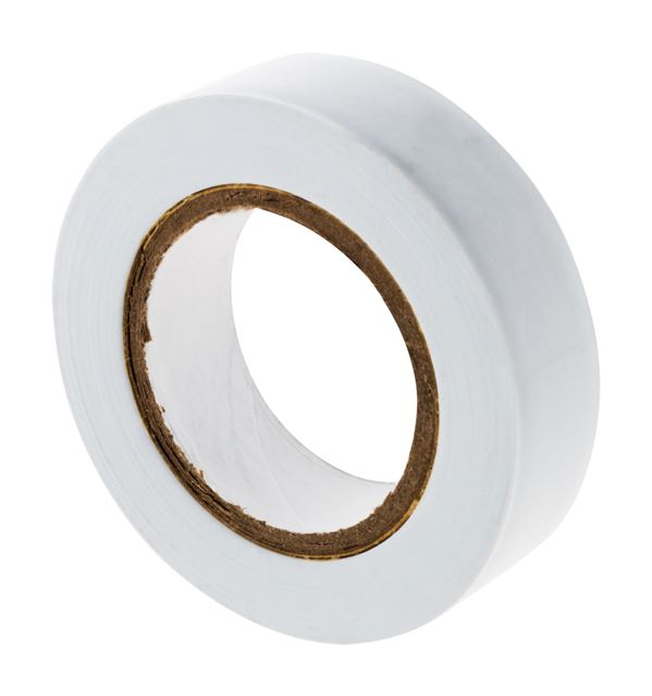 Rouleau adhesif 15mm x 10m blanc - zenitech