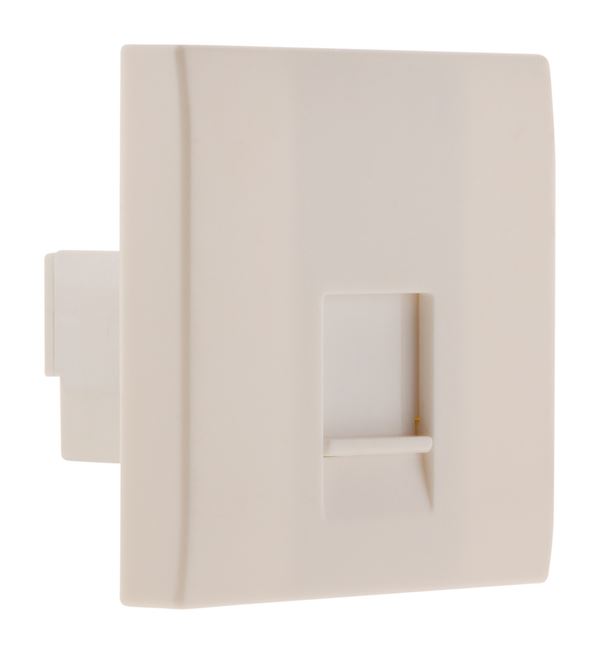 Prise tel. rj 45 cat.5 - moteur seul - blanc - simplea