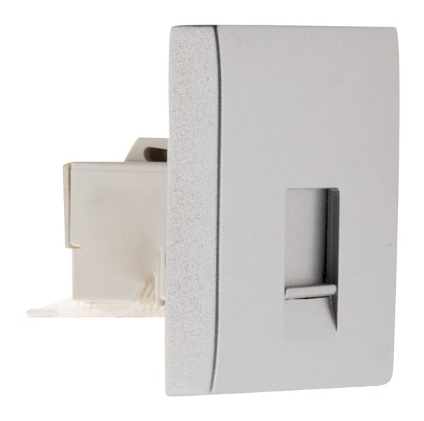 Prise tel. rj 45 cat.5 - moteur seul - silver - simplea