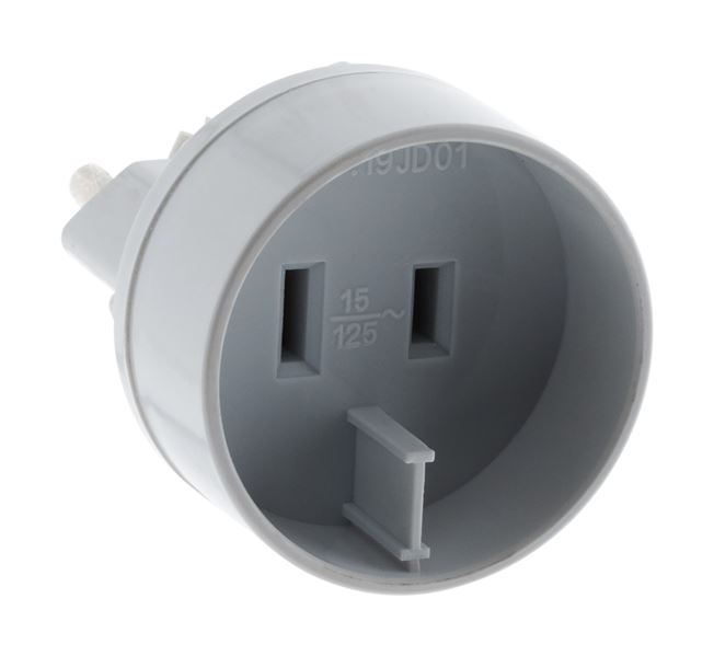 Adaptateur m euro / f usa blanc - zenitech