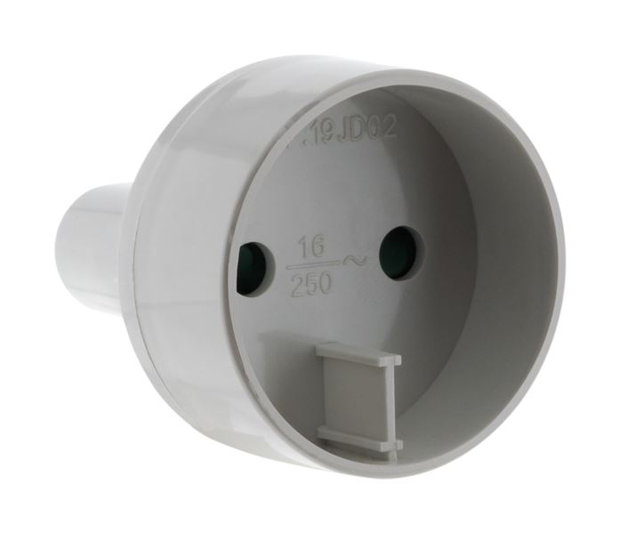 Adaptateur m us / f euro blanc - zenitech