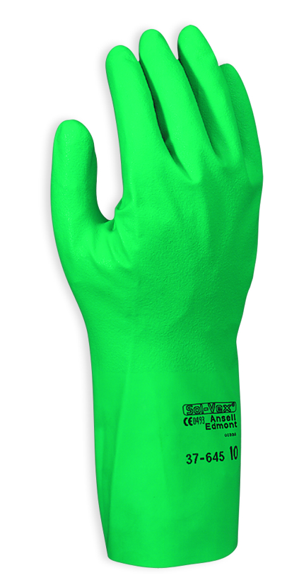 Gant enduit nitrile vert t9