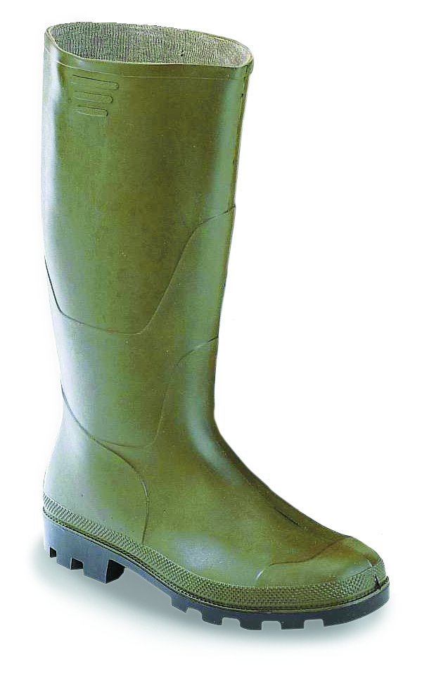 Botte pvc vert sans secu 42