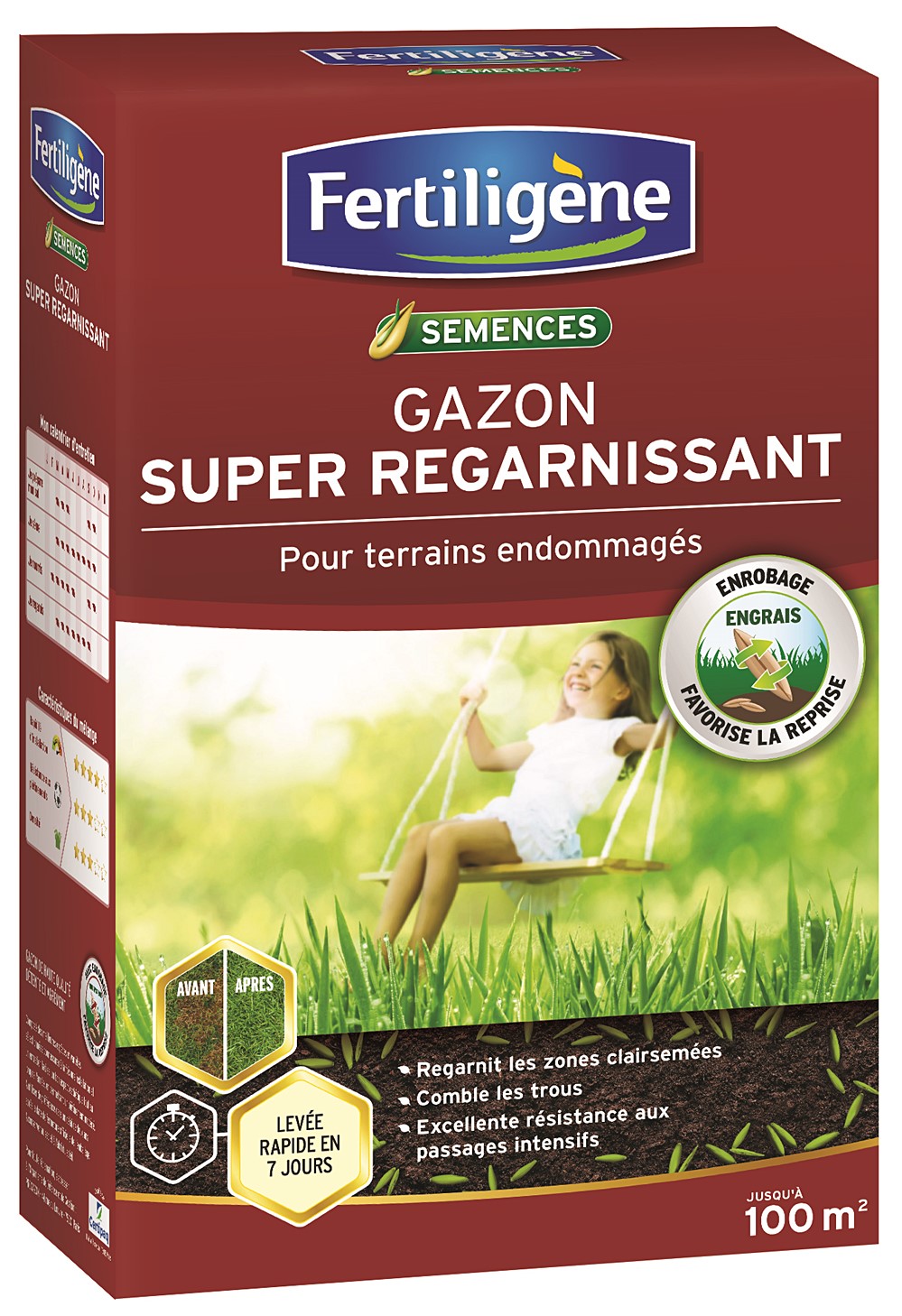 Semences Gazon Super Regarnissant 2kg - FERTILIGENE