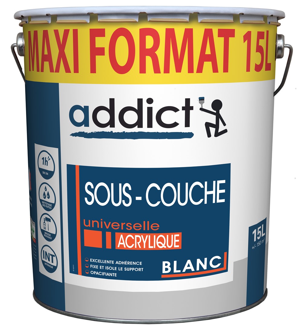 Sous-couche universelle 15 l maxi format addict 