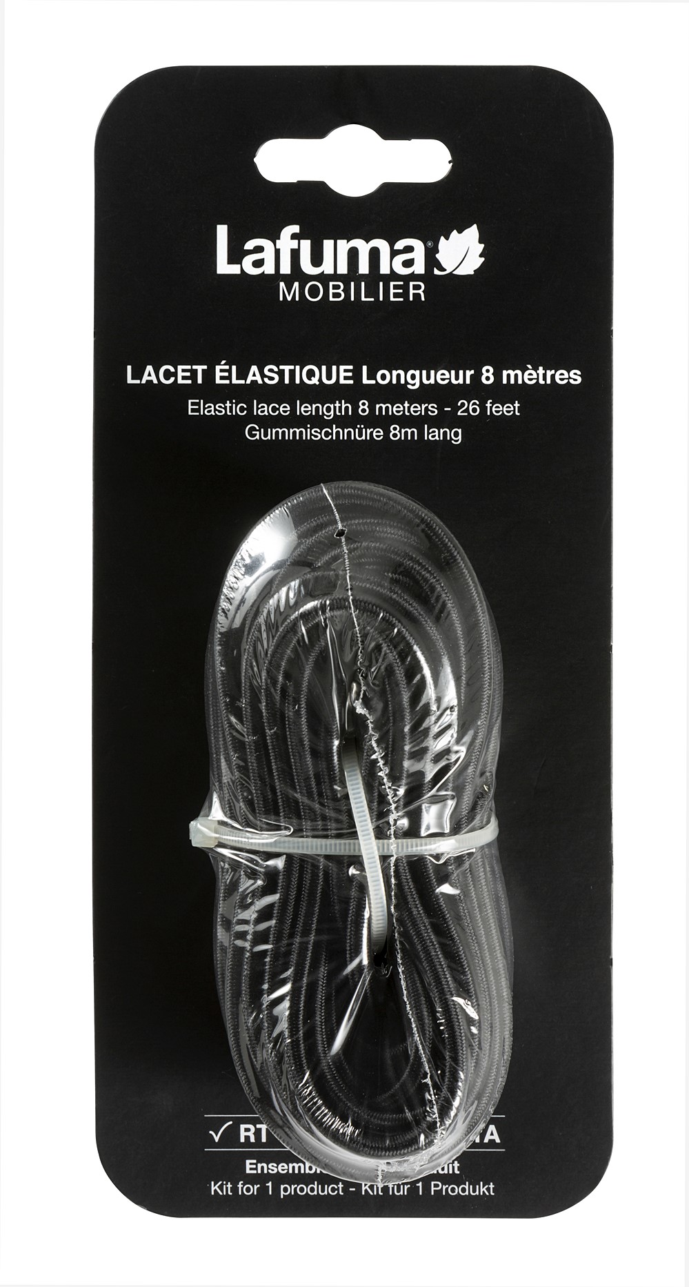 Lacet elastique /relaxe noir