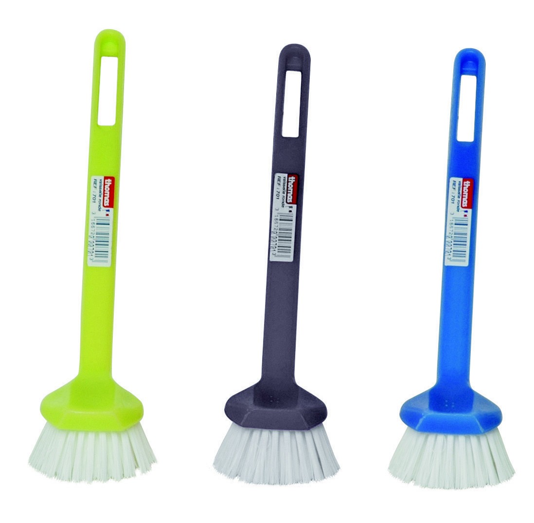 Brosse vaisselle couleur ronde