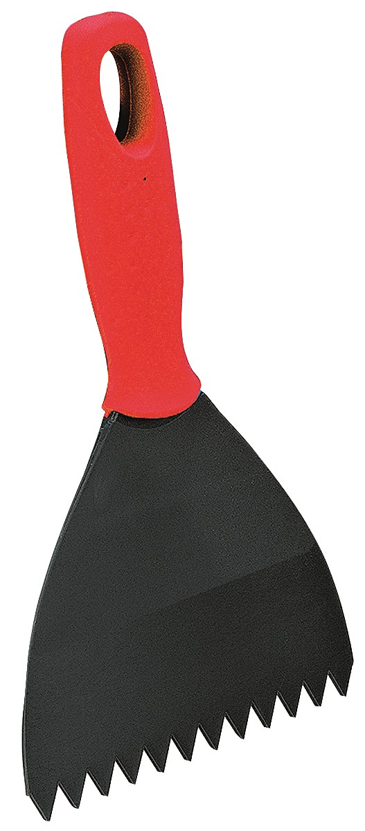 Spatule à colle polyamide 12 cm dents larges triangulaires