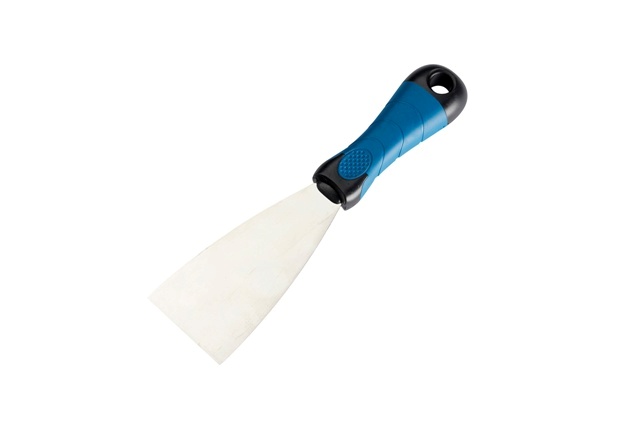 Couteau à reboucher inox bi-matière largeur 2 cm