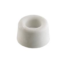 Butoir sol caoutchouc blanc à visser ø25 H.12mm x4 - VYNEX