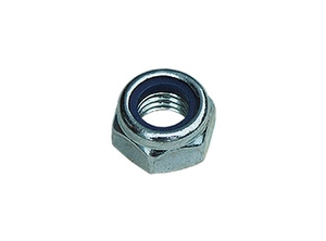 Ecrou indesserable bague nylon ac zingué ø14 x100