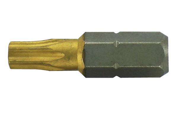 Embout revêtement nitrure de titane torx t10 x2