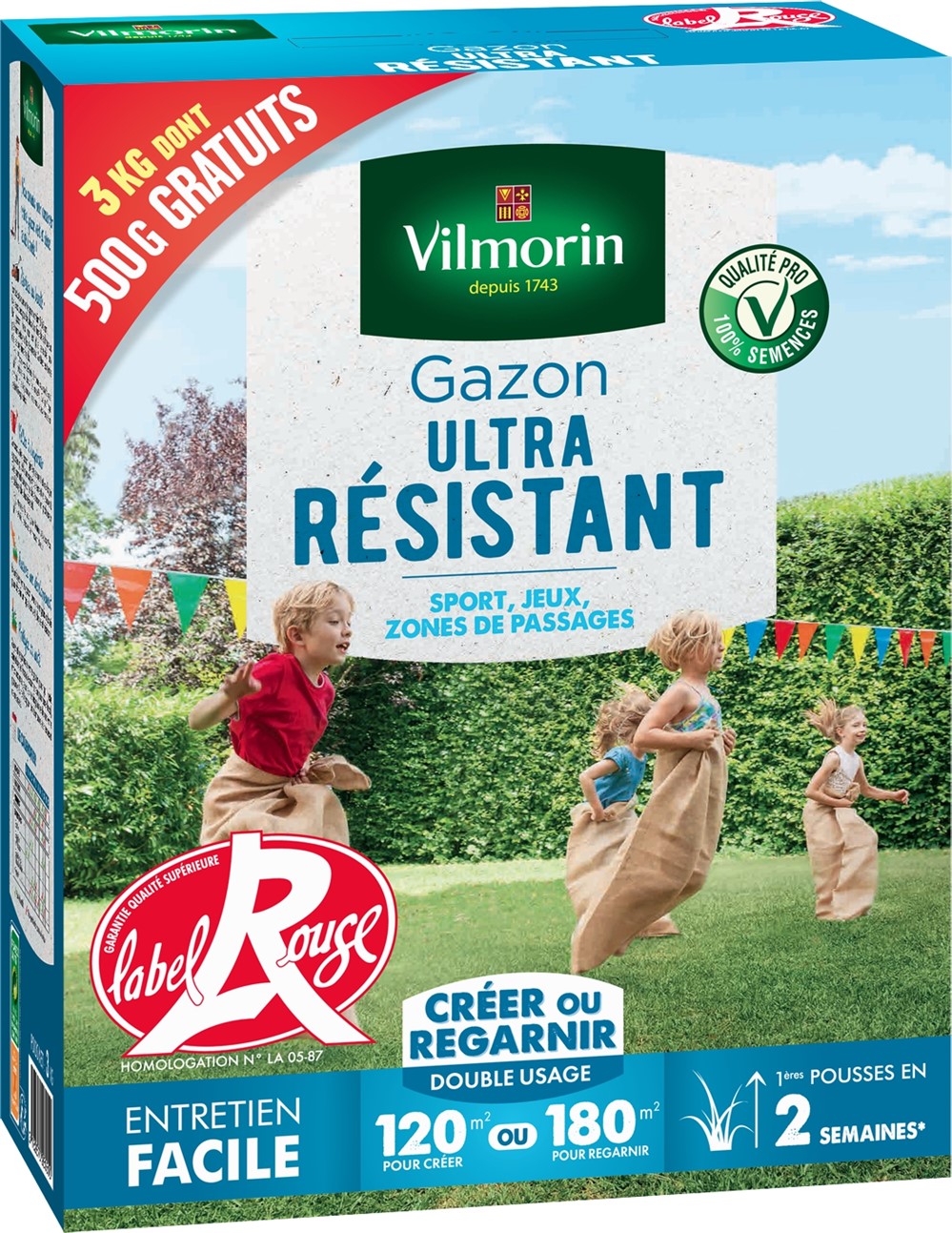 Gazon ultra-résistant 3kg