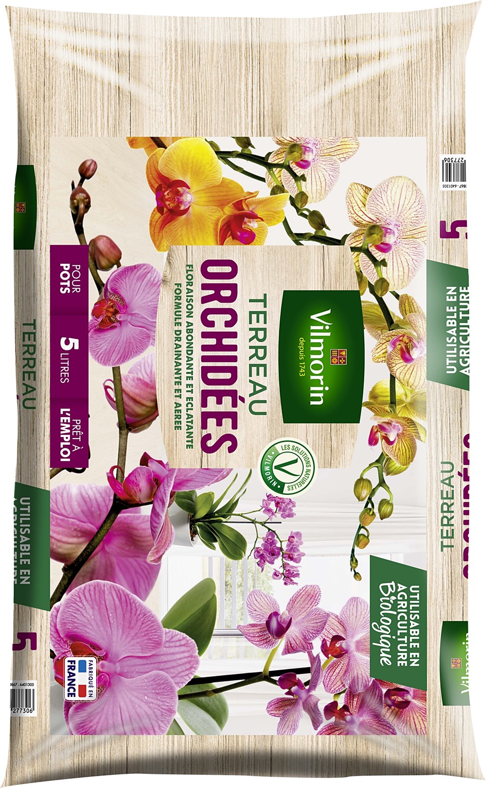 Terreau orchidées 5L - VILMORIN