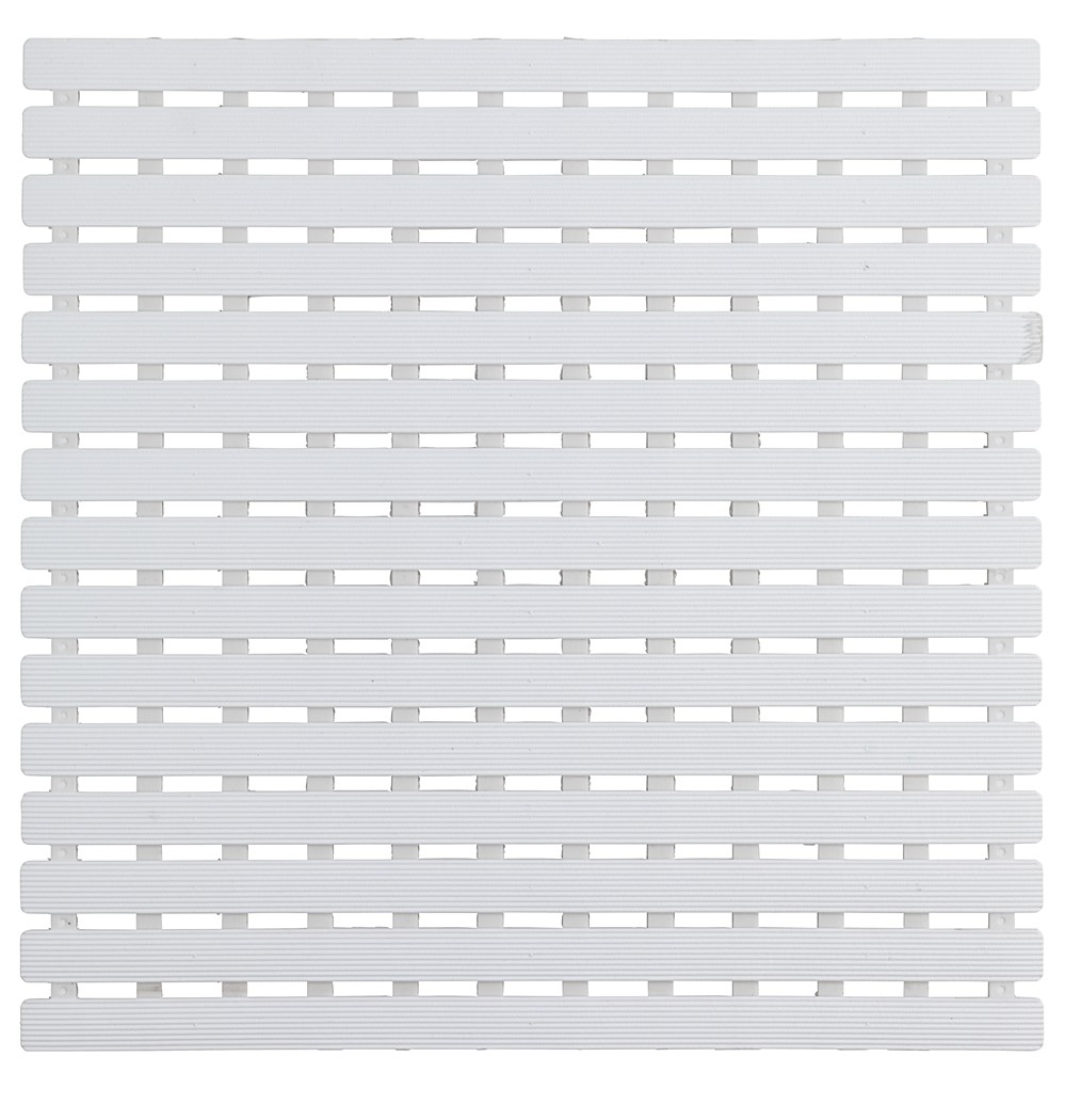 Tapis de douche arinos blanc 54x54 cm