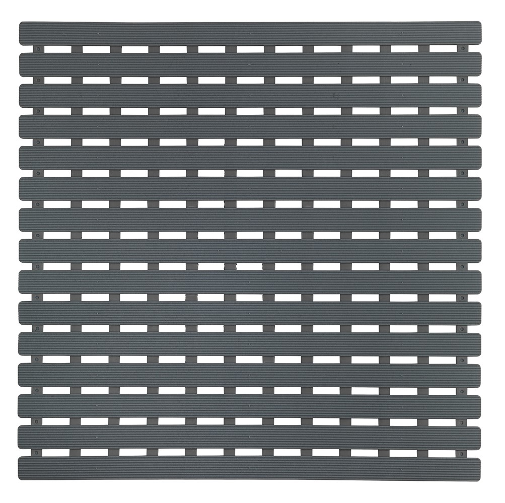 Tapis de douche arinos gris 54x54 cm