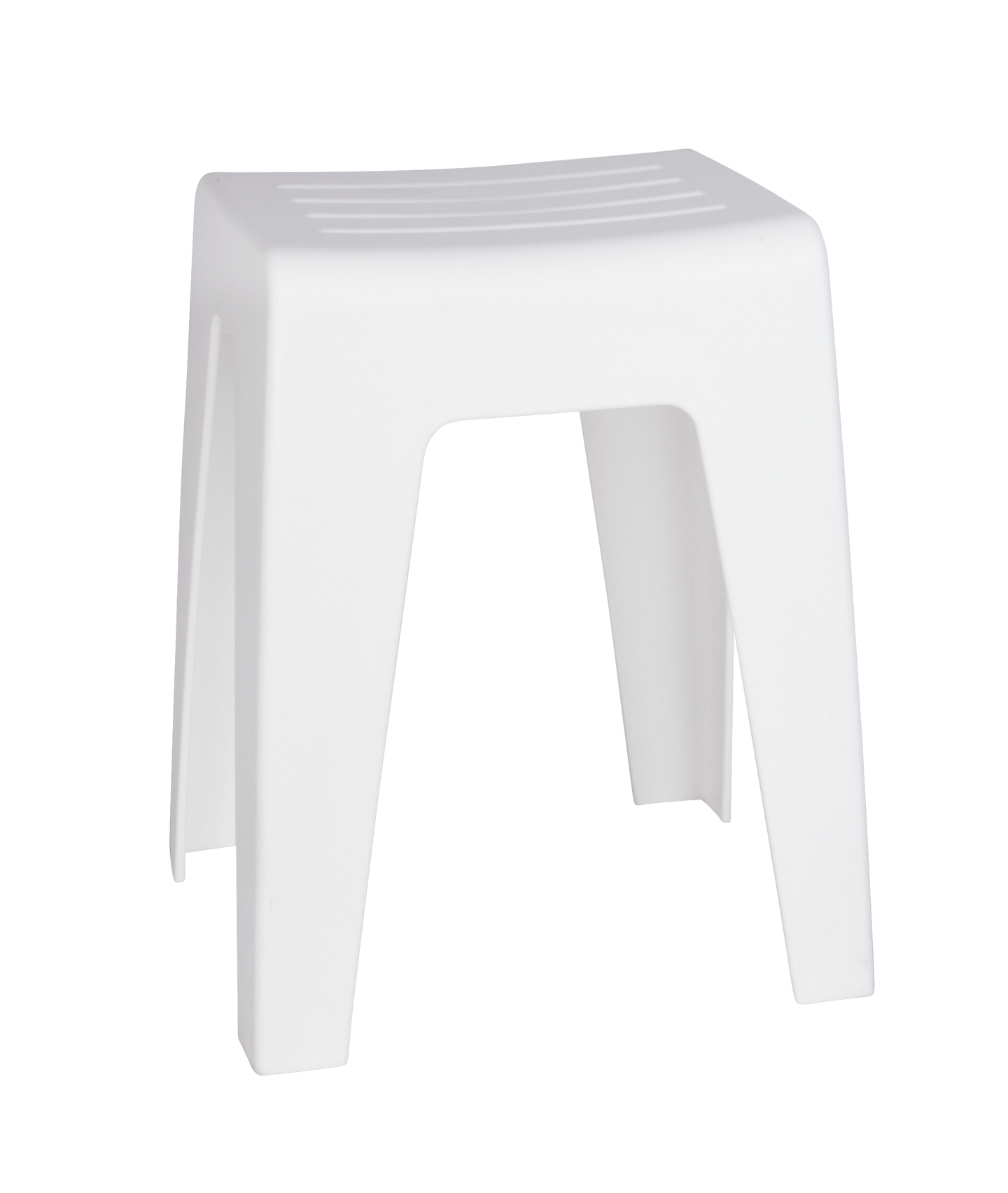 Tabouret salle de bain kumba blanc