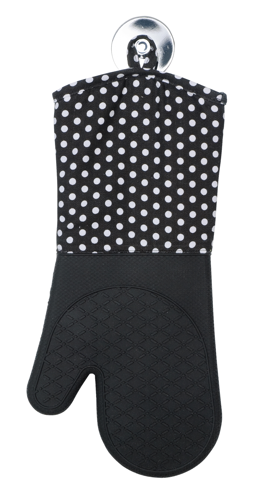 Gants de cuisine silicone noir lot de 2