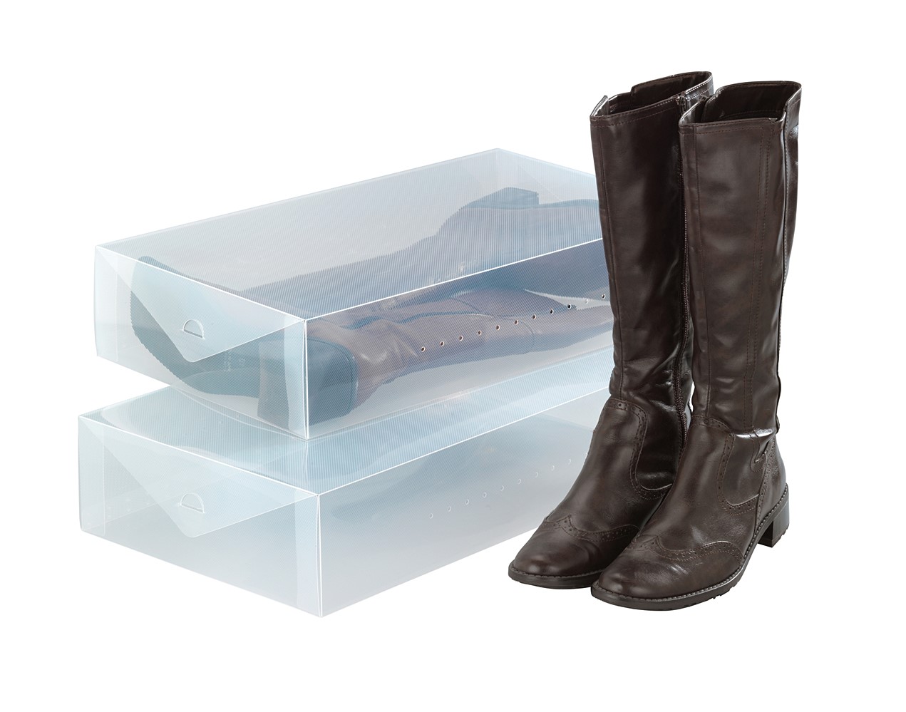 Boîte de rangement pour bottes lot de 2