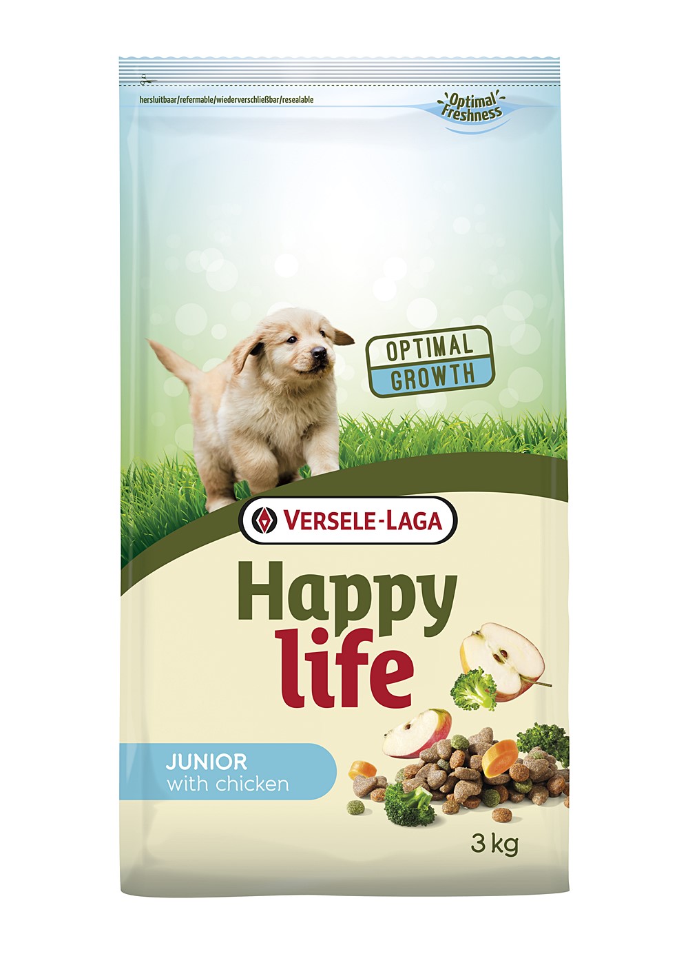 Aliment chien happy life junior chicken 3kg