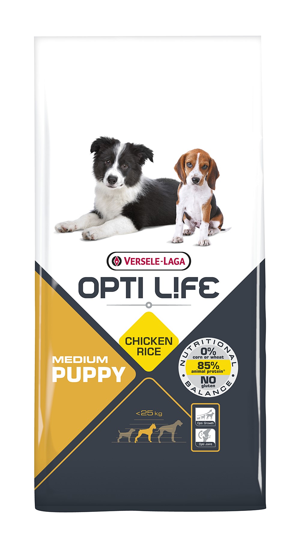 Aliment chien opti life puppy medium 12,5kg