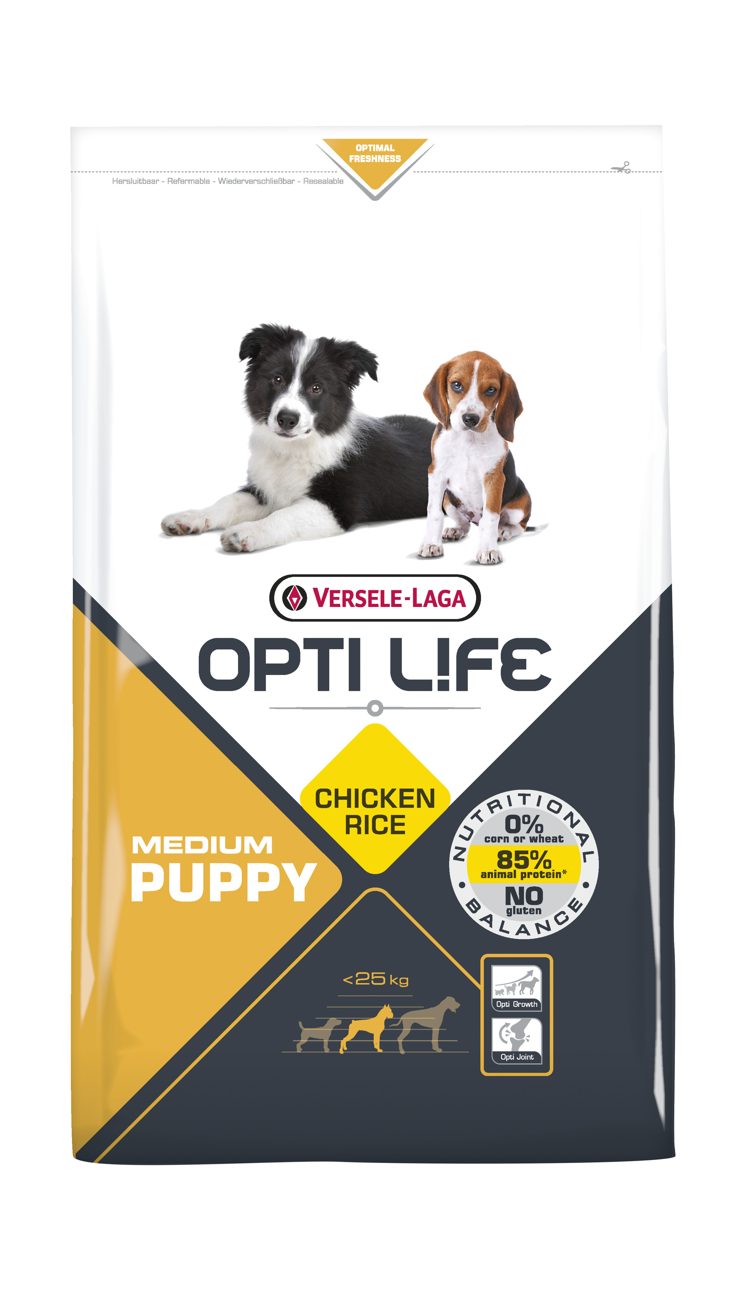 Aliment chien opti life puppy medium 1kg