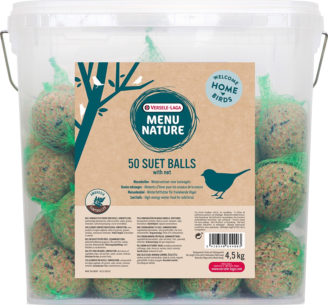 Aliment menu nature 50 suet balls net 4,5kg