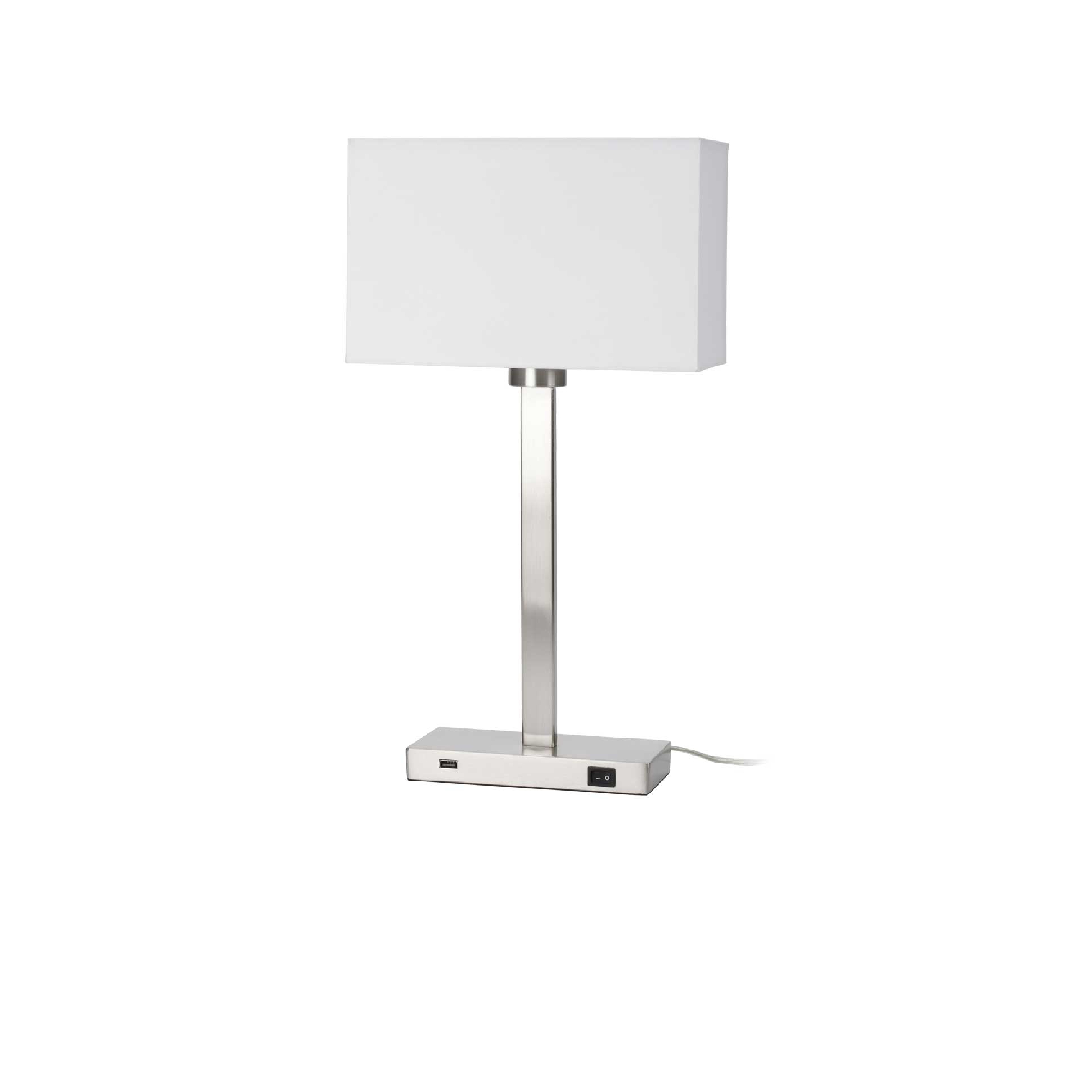 Lampe pallas blanc 27x12 h49,6