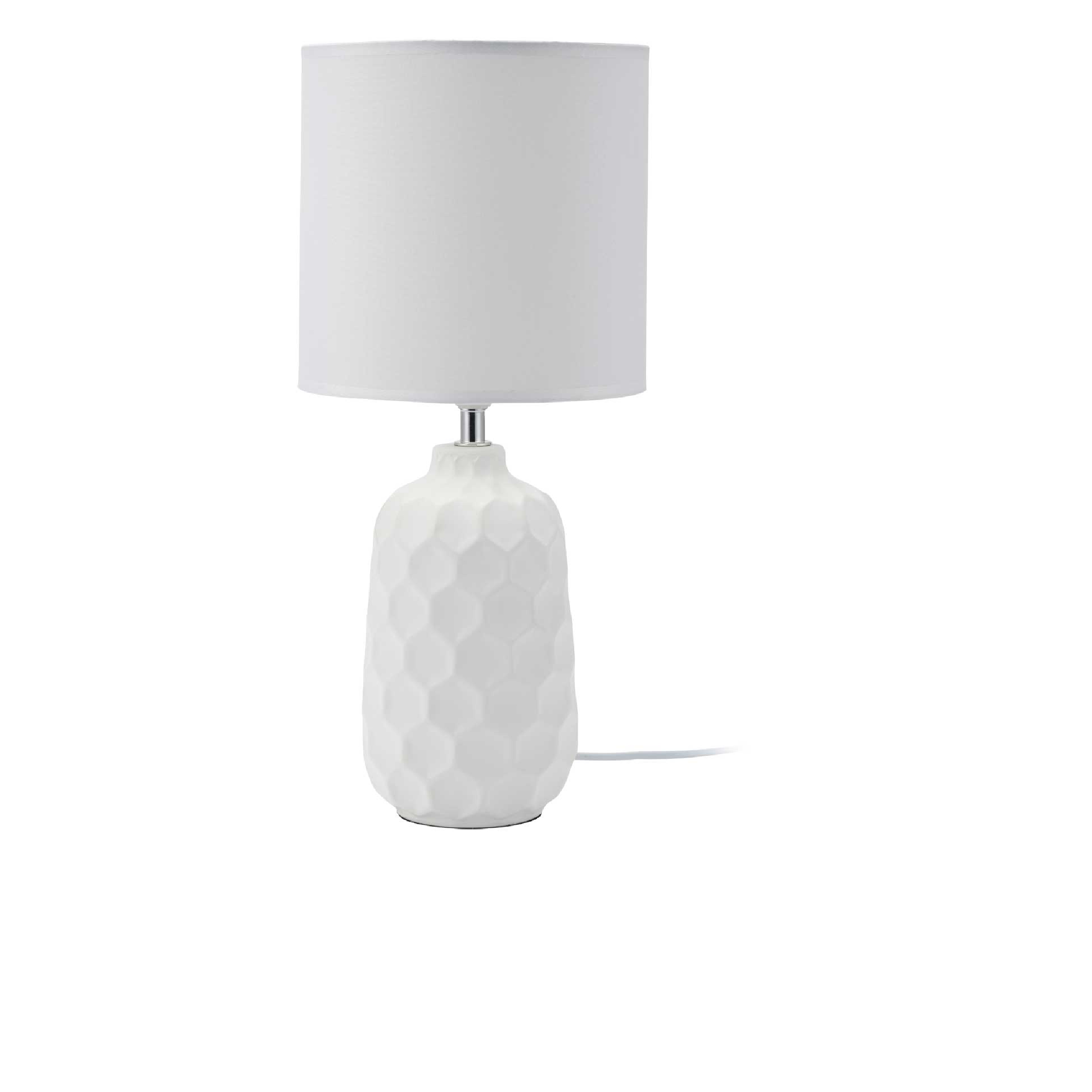 Lampe allure blanc d23 h51