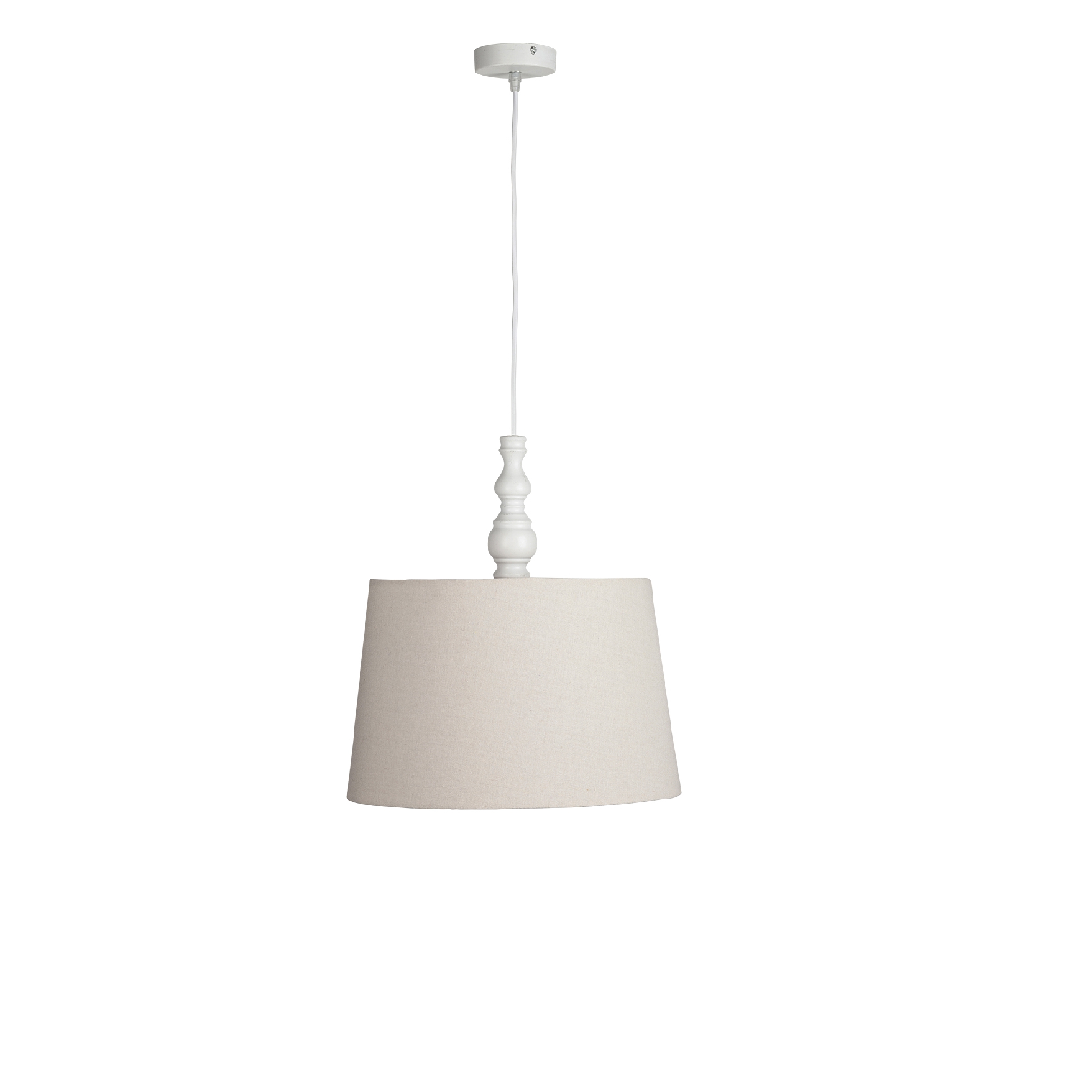 Suspension taryl blanc/naturel d40h55