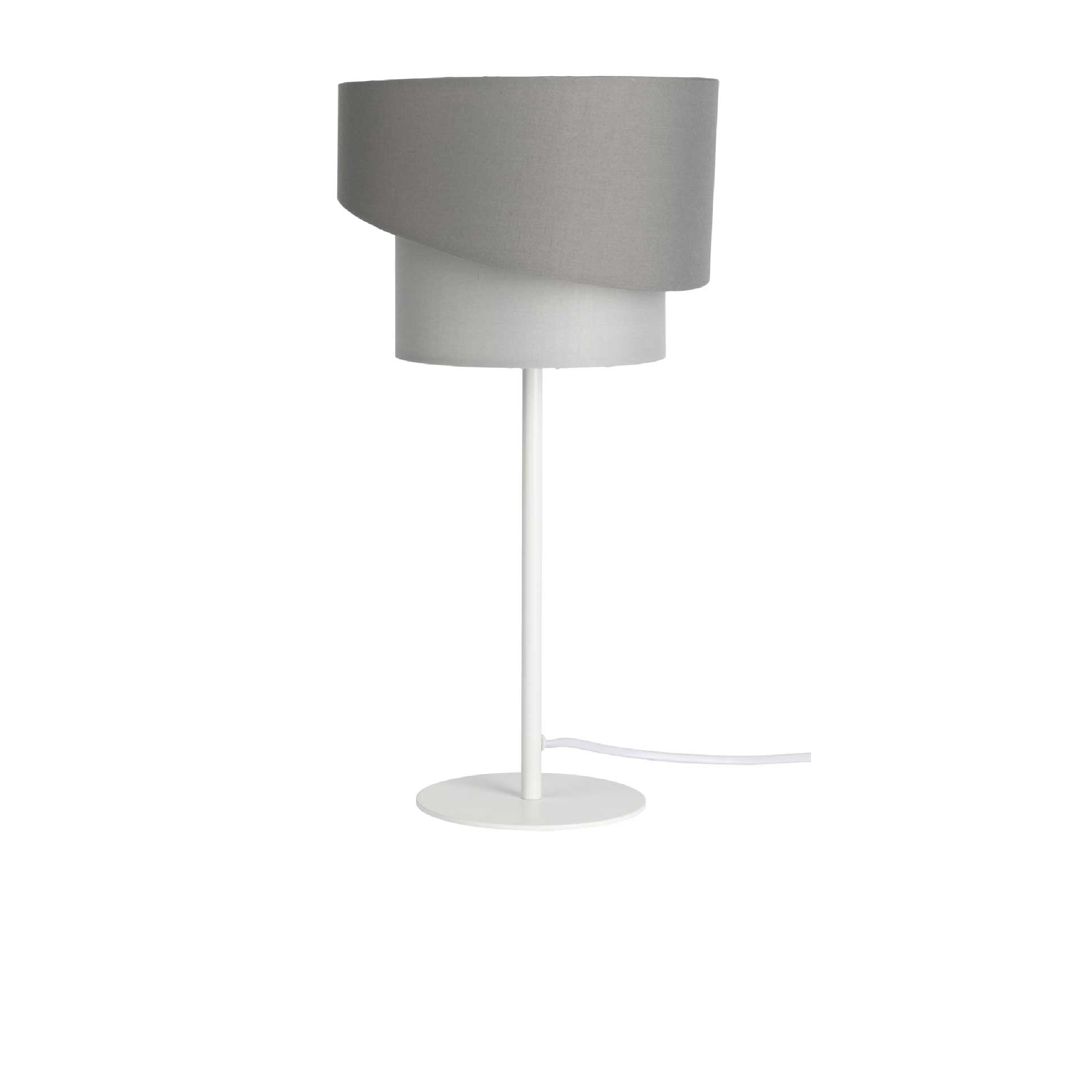 Lampe zora gris d21 h40