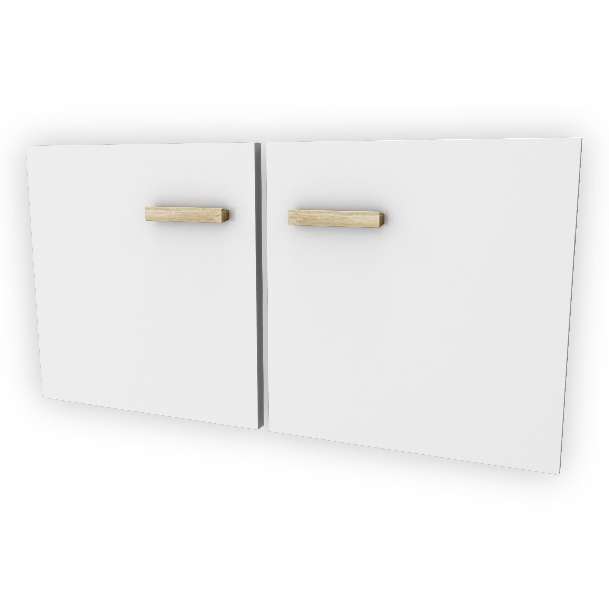 Porte x2 fjord 80 blanc