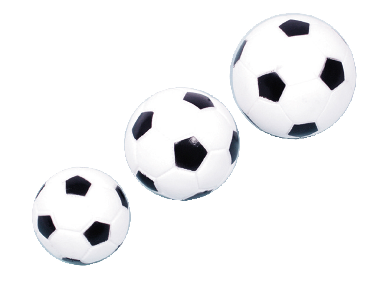 Balle de foot Vinyle petit modèle ballon foot 8cm