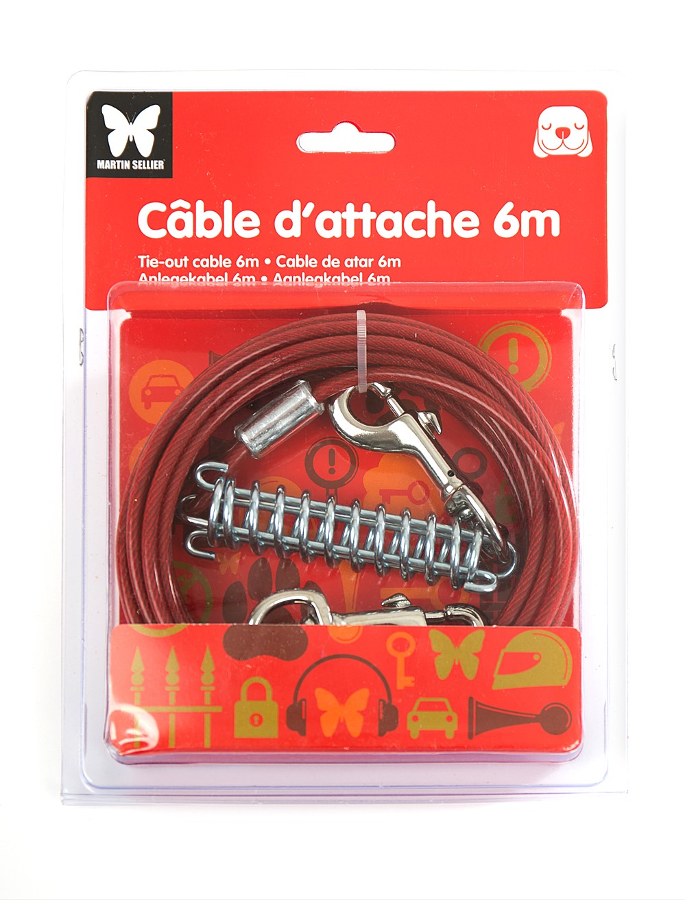 Cable d'attache 6m