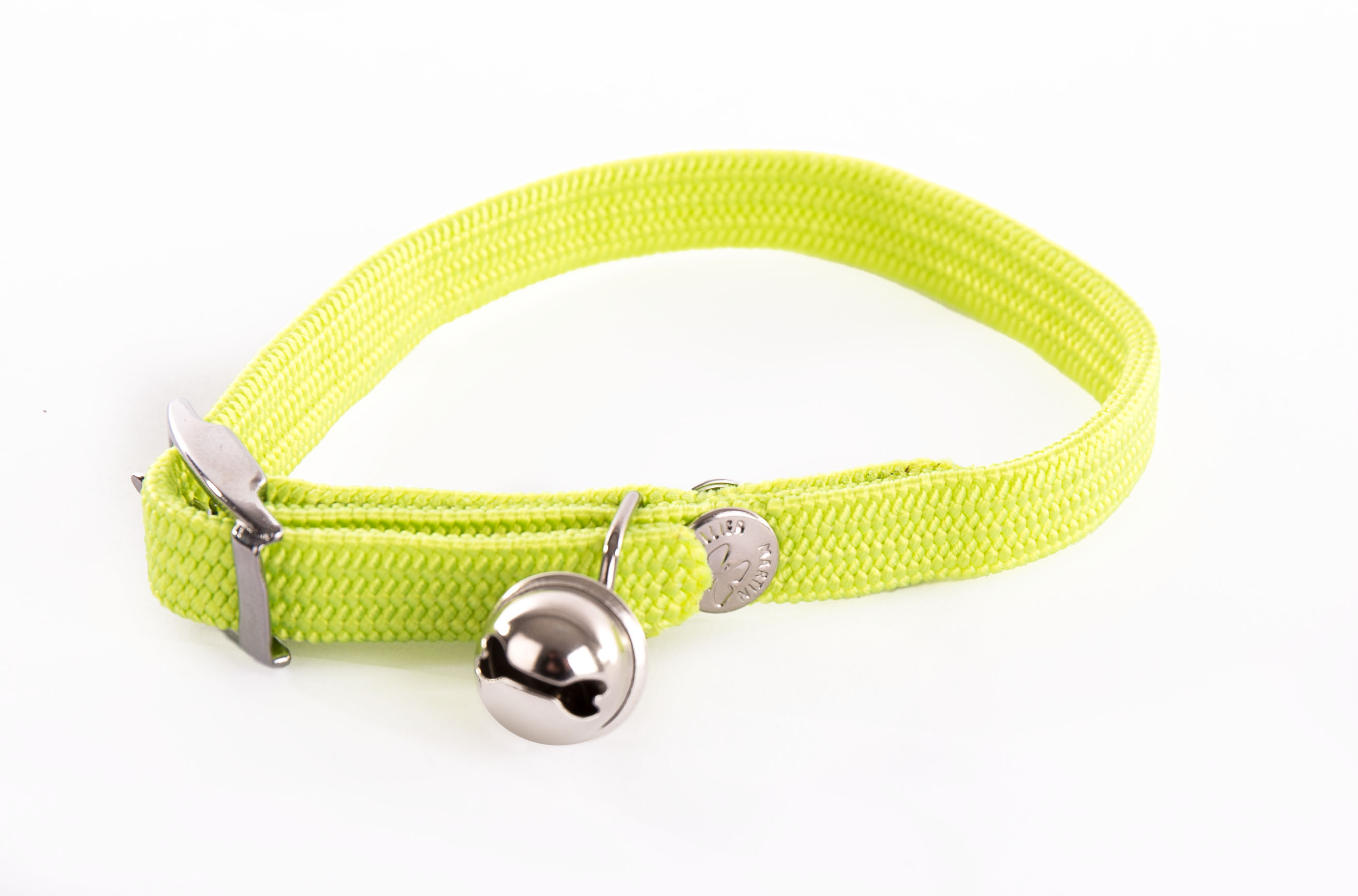 Collier chat nylon el 10/30 vert