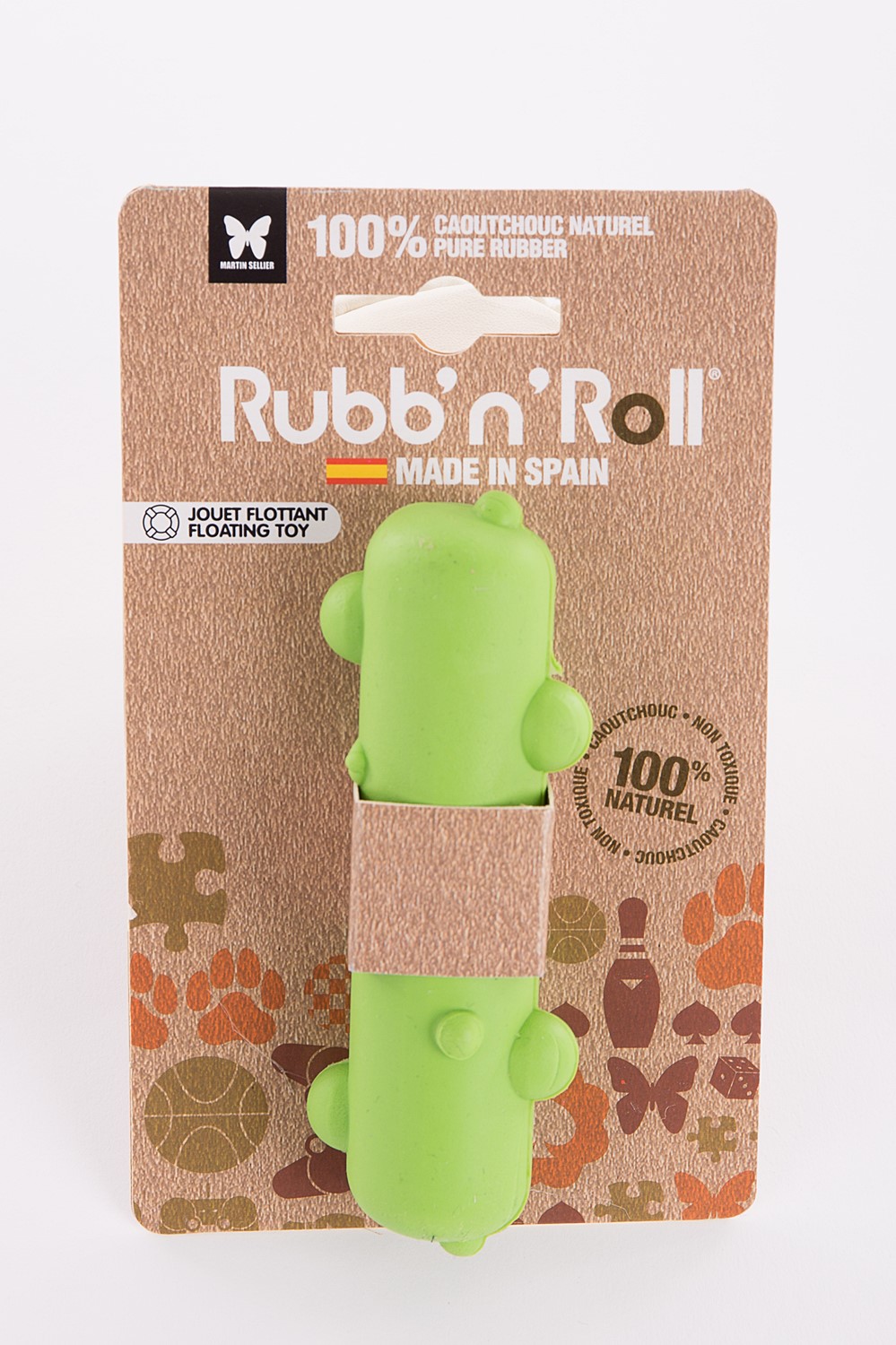 Jouet Rubb'n'roll stem vert