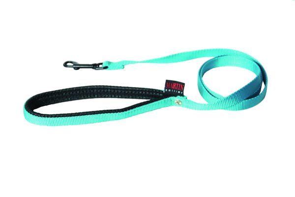 Laisse nylon conf 25-120 turquoise