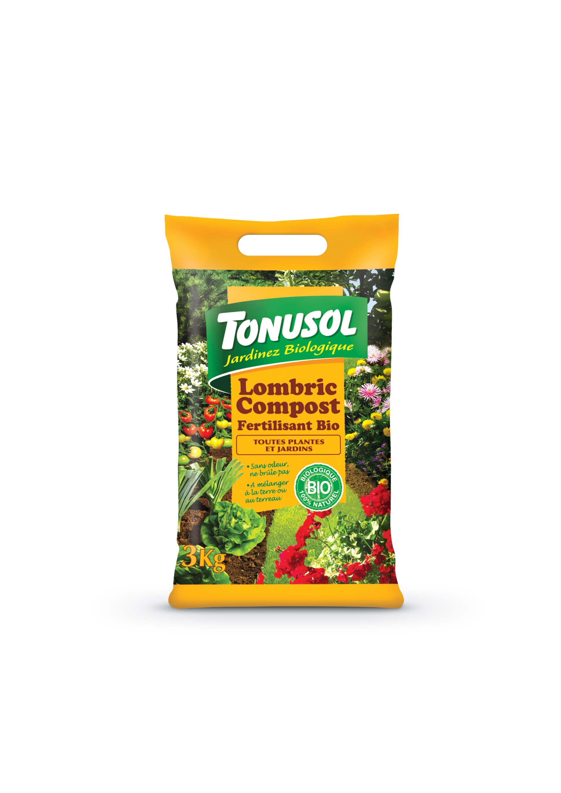 Fertilisant lombric compost tonusol 3 kg